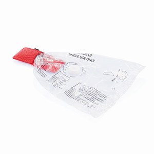 Eerste hulp beademingsmasker rood