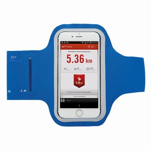 Universele lycra sport armband, blauw