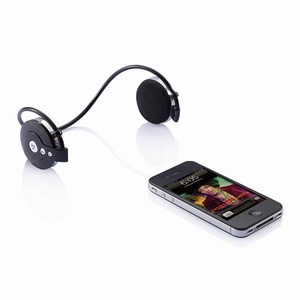 Sportieve bluetooth hoofdtelefoon, zwart