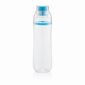 Tritan waterfles inclusief beker, blauw