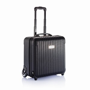 Hard shell business trolley, zwart