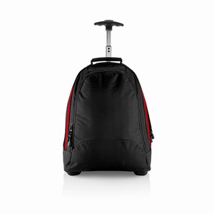 Business rugtas met trolley rood