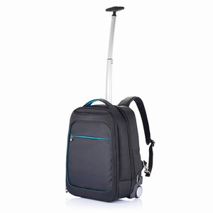 Milano laptop rugtas met trolley, blauw