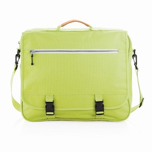 Congres tas met verwisselbare zipper puller, groen