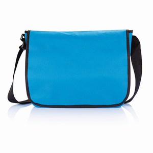 Schouder documententas, blauw