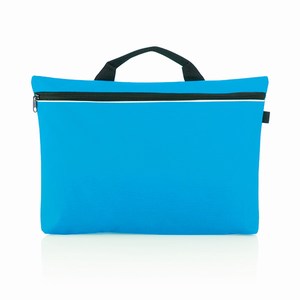 PVC vrije messenger tas, blauw