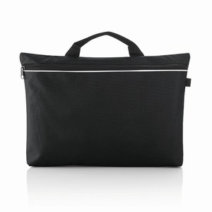 PVC vrije messenger tas, zwart