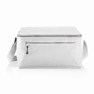 Koeltas met verwisselbare zipper puller, wit