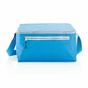 Koeltas met verwisselbare zipper puller, blauw