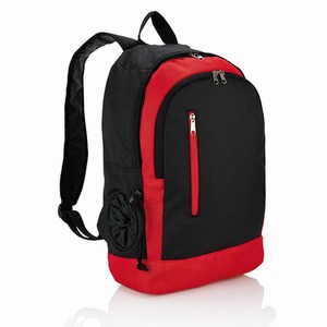Rugzak met waterfles compartiment, rood