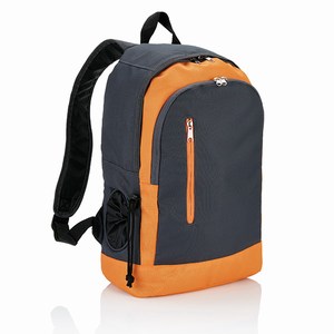 Rugzak met waterfles compartiment, oranje