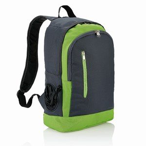 Rugzak met waterfles compartiment, lime