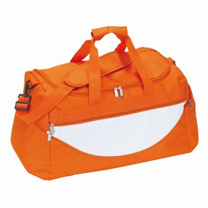 Sporttas Champ, oranje, wit