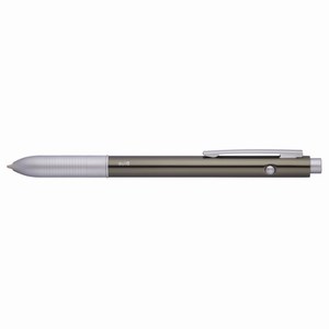 Aluminium 3-in-1 pen. Grijs, Zilver.