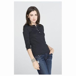 Bella Sheer Jersey Henley