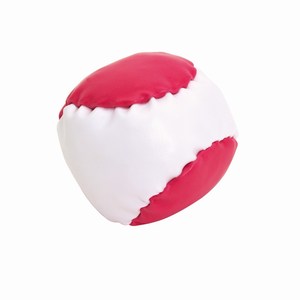 Anti stress bal Juggle. Magenta, Wit.